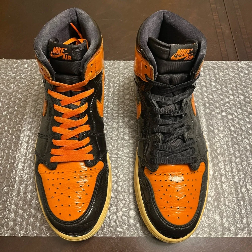 Nike Air Jordan 1 High Retro OG Shattered Backboard Sneaker Shoes Size US 11 - Picture 7 of 14